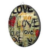 Eine kleine Liebe Graffiti Dartscheibe (Vorderseite rechts)