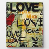 Eine kleine Liebe Graffiti Fotoplatte (Vorderseite)