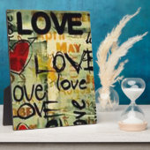 Eine kleine Liebe Graffiti Fotoplatte (Seite)