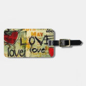 Eine kleine Liebe Graffiti Gepäckanhänger (Vorderseite horizontal)