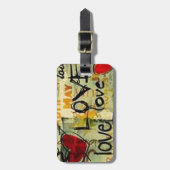 Eine kleine Liebe Graffiti Gepäckanhänger (Vorderseite vertikal)