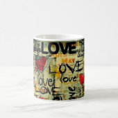 Eine kleine Liebe Graffiti Kaffeetasse (Mittel)