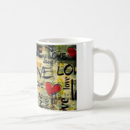 Eine kleine Liebe Graffiti Kaffeetasse (Rechts)