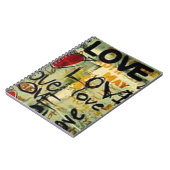 Eine kleine Liebe Graffiti Notizblock (Linke Seite)