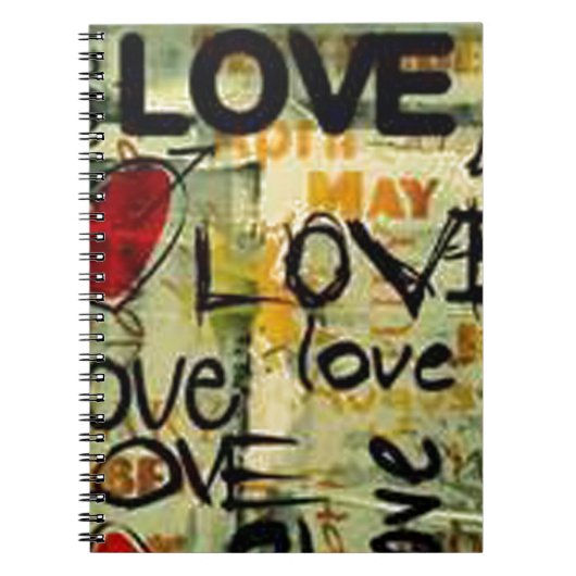 Eine kleine Liebe Graffiti Notizblock (Vorderseite)