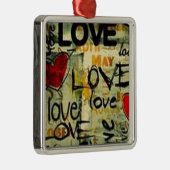Eine kleine Liebe Graffiti Ornament Aus Metall (Rechts)