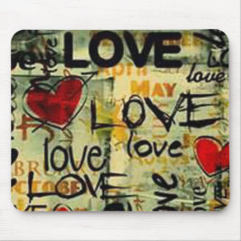 Eine kleine Liebe Graffiti Pad Mousepad