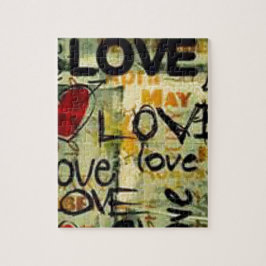 Eine kleine Liebe Graffiti Puzzle