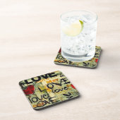 Eine kleine Liebe Graffiti Untersetzer (Rechte Seite)