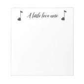 Eine kleine Liebe Hinweis Notepad Notizblock (Vorderseite)