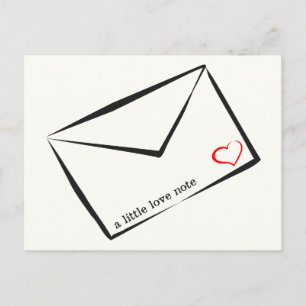 eine kleine Liebe Postkarte