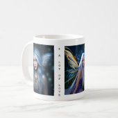Eine kleine Magie | Ethereal Mystical Fairy Girl Kaffeetasse (Vorderseite Links)