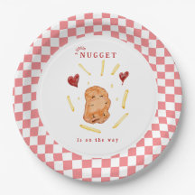 Eine kleine Nugget auf dem Weg Baby Shower