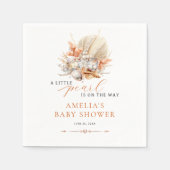 Eine kleine Pearl Coastal Pearl Baby Dusche Napkin Serviette (Vorderseite)