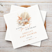 Eine kleine Pearl Coastal Pearl Baby Dusche Napkin Serviette