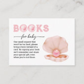 Eine kleine Perle ist unterwegs Bücher für Baby Begleitkarte (Vorderseite)