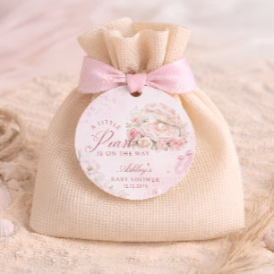 Eine kleine Perle unter dem Meer Baby Shower Geschenkanhänger