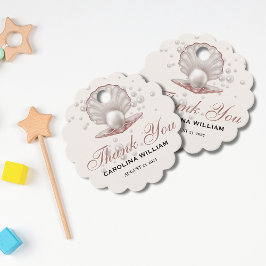 eine kleine Perle unter der Babydusche Geschenkanhänger