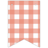 Eine kleine Pfirsichdusche Wimpelkette (Erste Fahne)