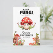 eine kleine Pilzpilzspuppe Butterfly Moth Babydusc Dankeskarte (Stehend Vorderseite)