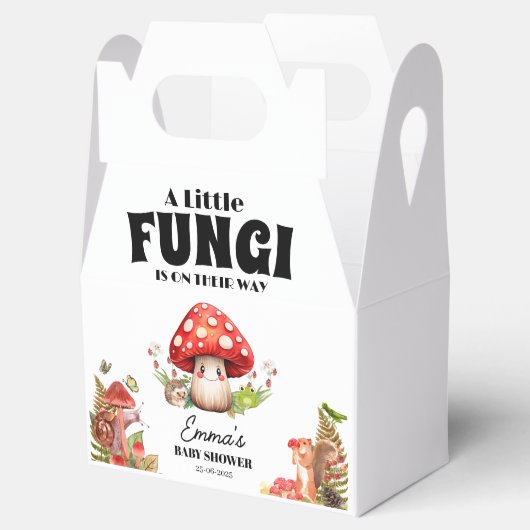 eine kleine Pilzpilzspuppe Butterfly Moth Babydusc Geschenkschachtel (Geöffnet)