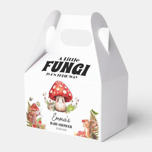 eine kleine Pilzpilzspuppe Butterfly Moth Babydusc Geschenkschachtel (Vorderseite)
