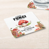 eine kleine Pilzpilzspuppe Butterfly Moth Babydusc Rechteckiger Pappuntersetzer (angewinkelt)