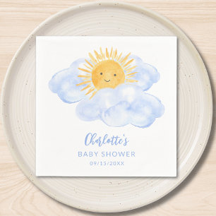 Eine kleine Portion Sonnenschein - Baby Shower für Serviette