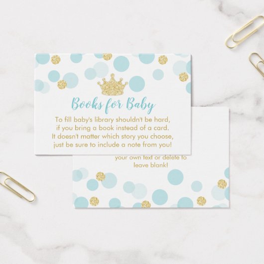 Eine kleine Prince Baby Dusche bringt eine Reservi (Büro)