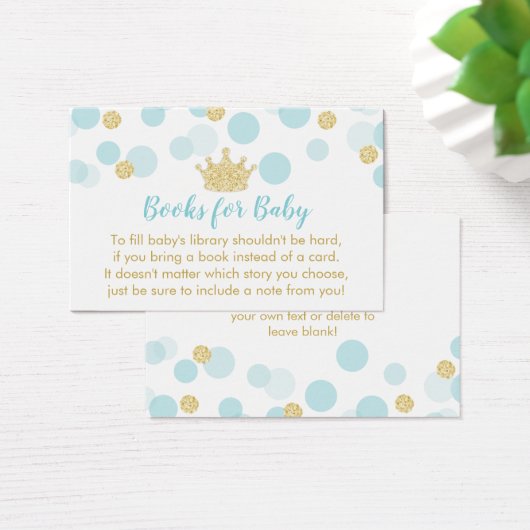 Eine kleine Prince Baby Dusche bringt eine Reservi (Schreibtisch)