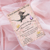 Eine kleine Princess Dragon Babydusche per Mail Einladung