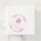 Eine kleine Princess Royal Castle Babydusche Geschenkanhänger (Beispiel)