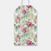 Eine kleine Prinzessin floral Geschenkanhänger (Rückseite)