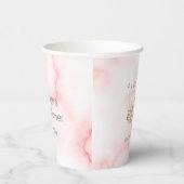 Eine kleine Prinzessin ist auf dem Weg zu einer ro Pappbecher (Rechts)