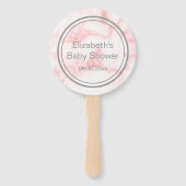 Eine kleine Prinzessin ist auf dem Weg zur Babydus Fächer (Rückseite)