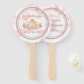 Eine kleine Prinzessin ist auf dem Weg zur Babydus Fächer (Vorne und Hinten)