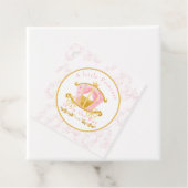 Eine kleine Prinzessin ist auf dem Weg zur Einladu Geschenkanhänger (Beispiel)