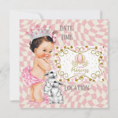 Eine kleine Prinzessin ist unterwegs. Einladung (Rückseite)