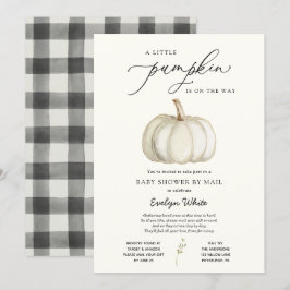 Eine kleine Puffkindusche mit E-Mail-Einladung Einladung