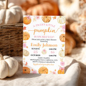 Eine kleine Pumkin Fall Girl Dusche Einladung