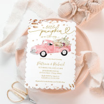 Eine kleine Pumkin Girl Babydusche