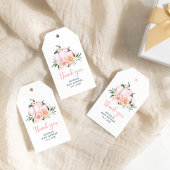 Eine kleine Pumkin Girl Babydusche Geschenkanhänger