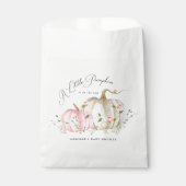 Eine kleine Pumkin Girl Babydusche Geschenktütchen (Vorderseite)