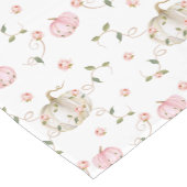 Eine kleine Pumkin Girl Babydusche Kurzer Tischläufer (Ecke)