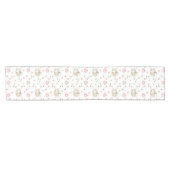 Eine kleine Pumkin Girl Babydusche Kurzer Tischläufer (Horizontal)