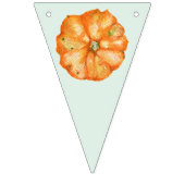 Eine kleine Pumkin Greenerenerity Fall Baby Show Wimpelkette (Erste Fahne)