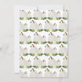 Eine kleine Pumpkin-Babydusche Einladung (Rückseite)