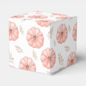 Eine kleine Pumpkin-Babydusche Geschenkschachtel (Rückseite)