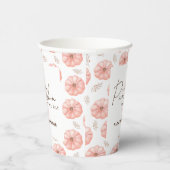 Eine kleine Pumpkin-Babydusche Pappbecher (Rechts)