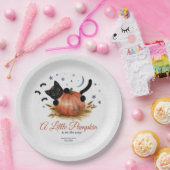 Eine kleine Pumpkin-Babydusche Pappteller (Party)